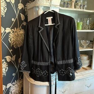 M linen collection blazer